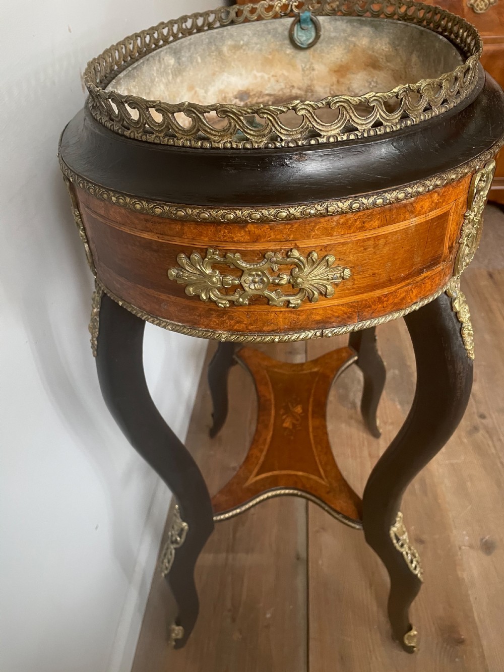 A lovely 19thC kingwood ormolou mounted jardinier View IV