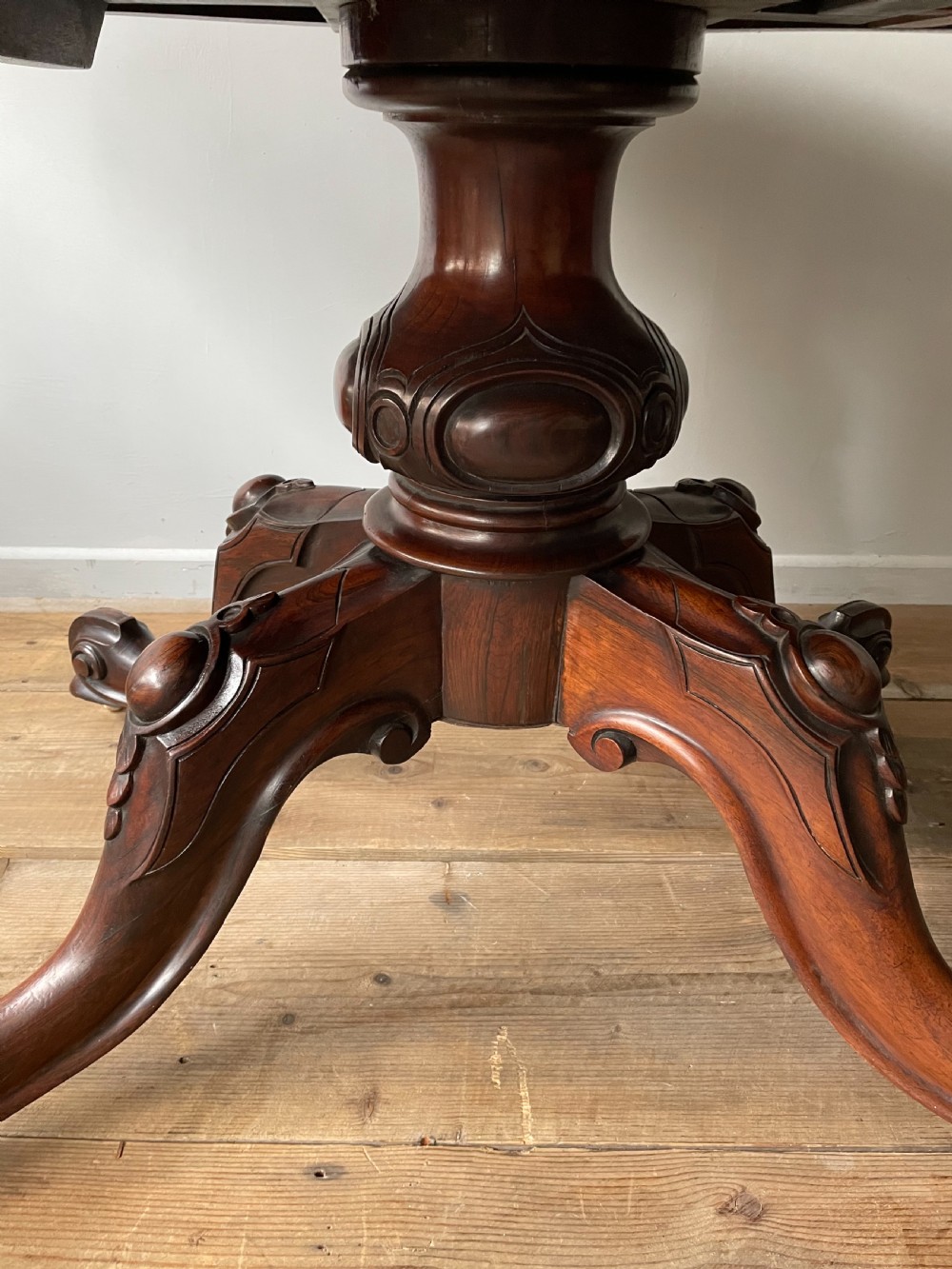 A 19thC Shaped Rosewood Centre Table View II