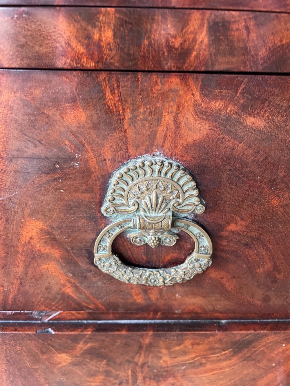 An early 19thC French Empire mahogany commode View VII