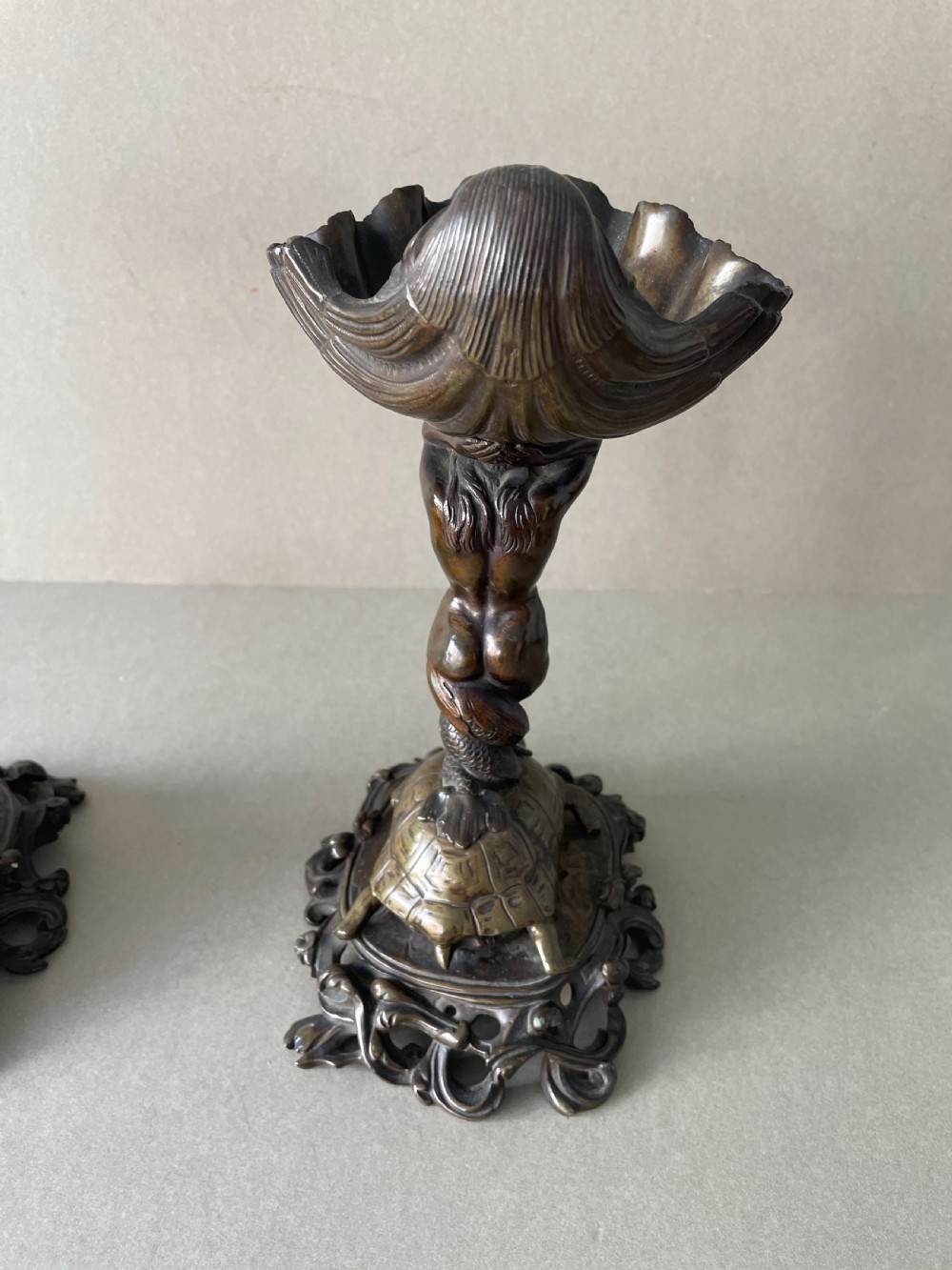 A Regency Pair of Bronze Tazzas View V
