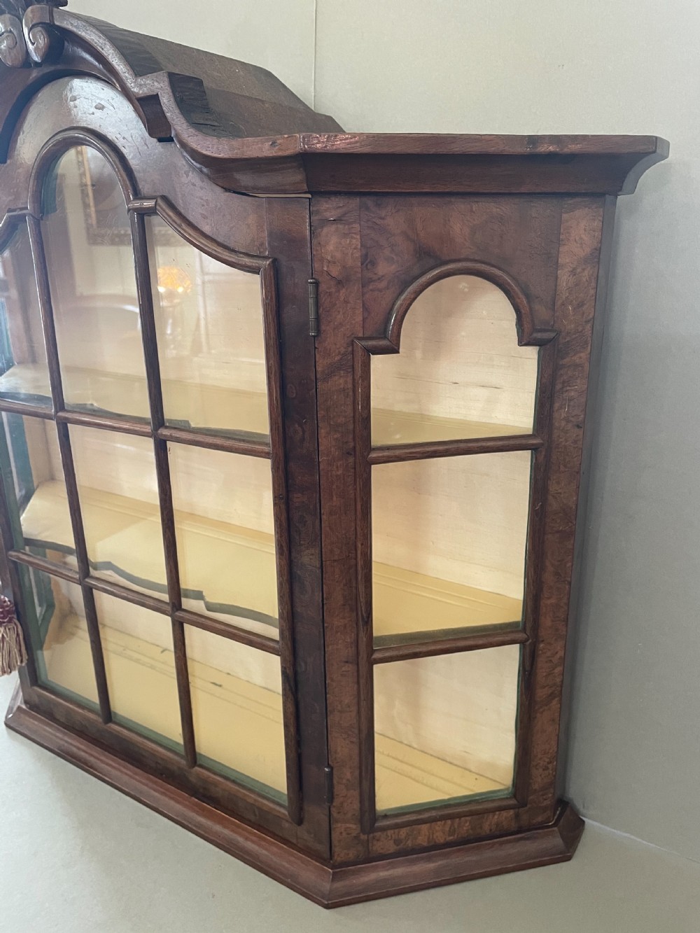 A 19thC Dutch style hanging wall cupboard View III