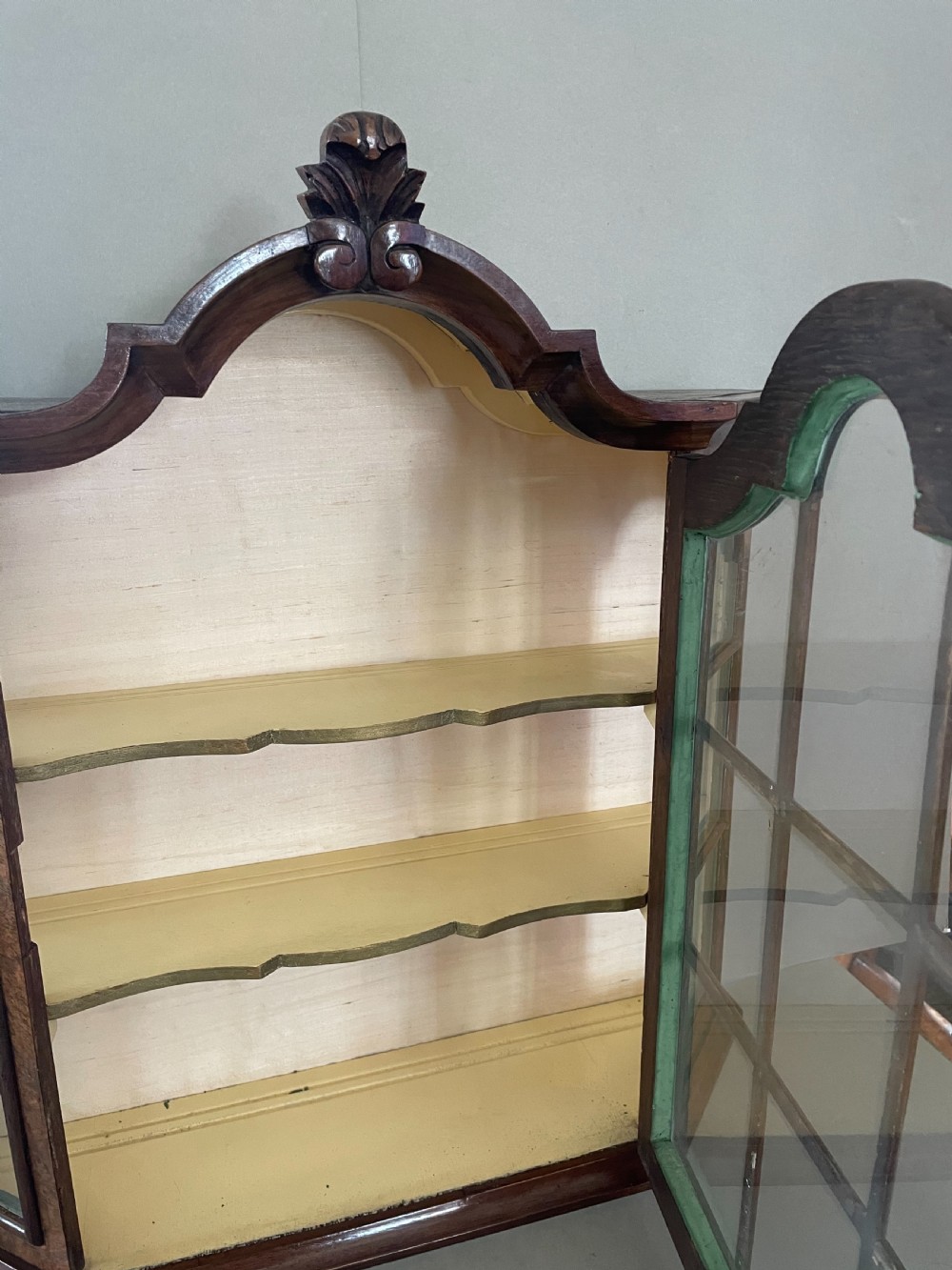 A 19thC Dutch style hanging wall cupboard View IV