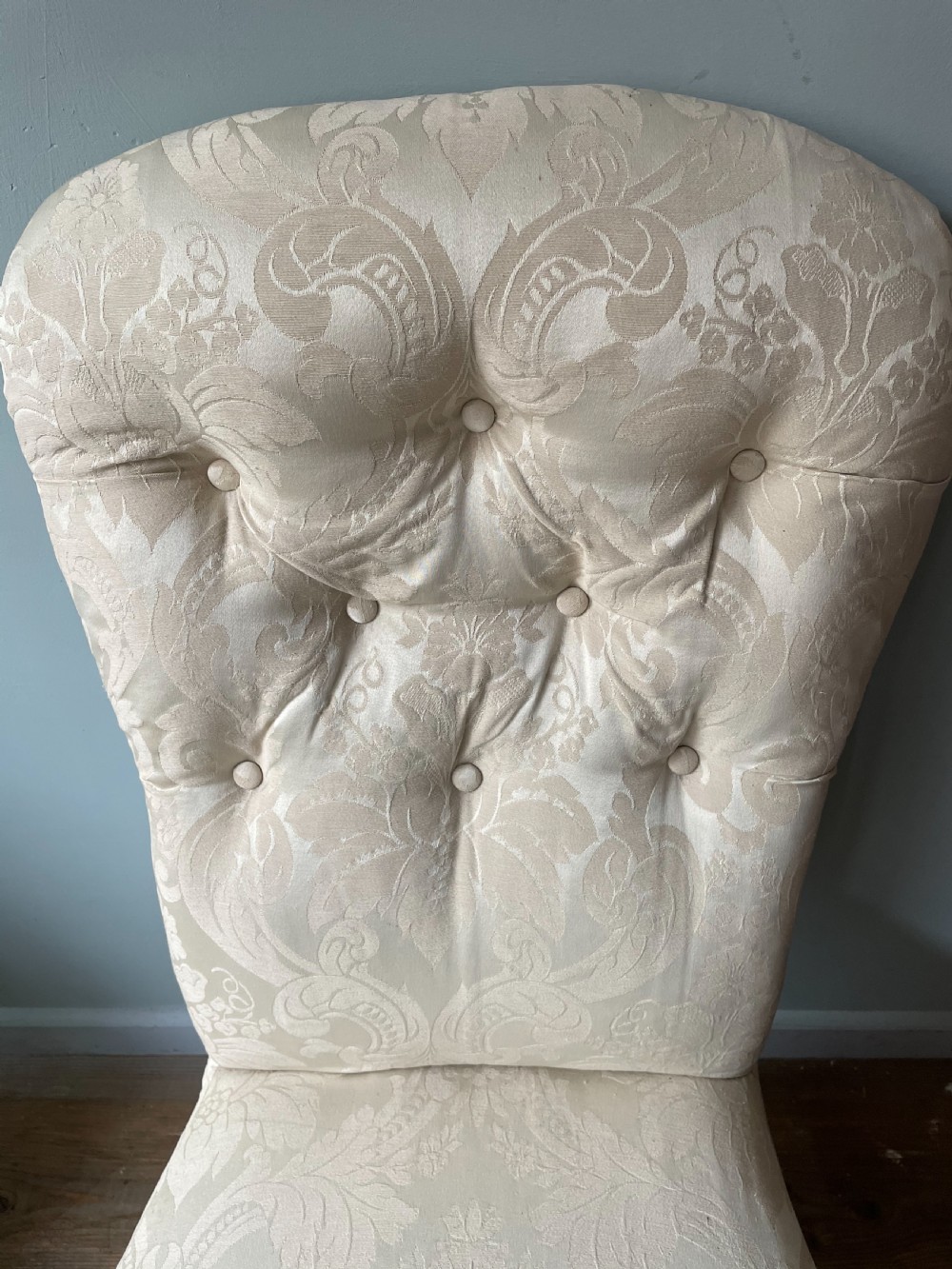 A 19thC slipper chair by Charles Hindley & Son View IV