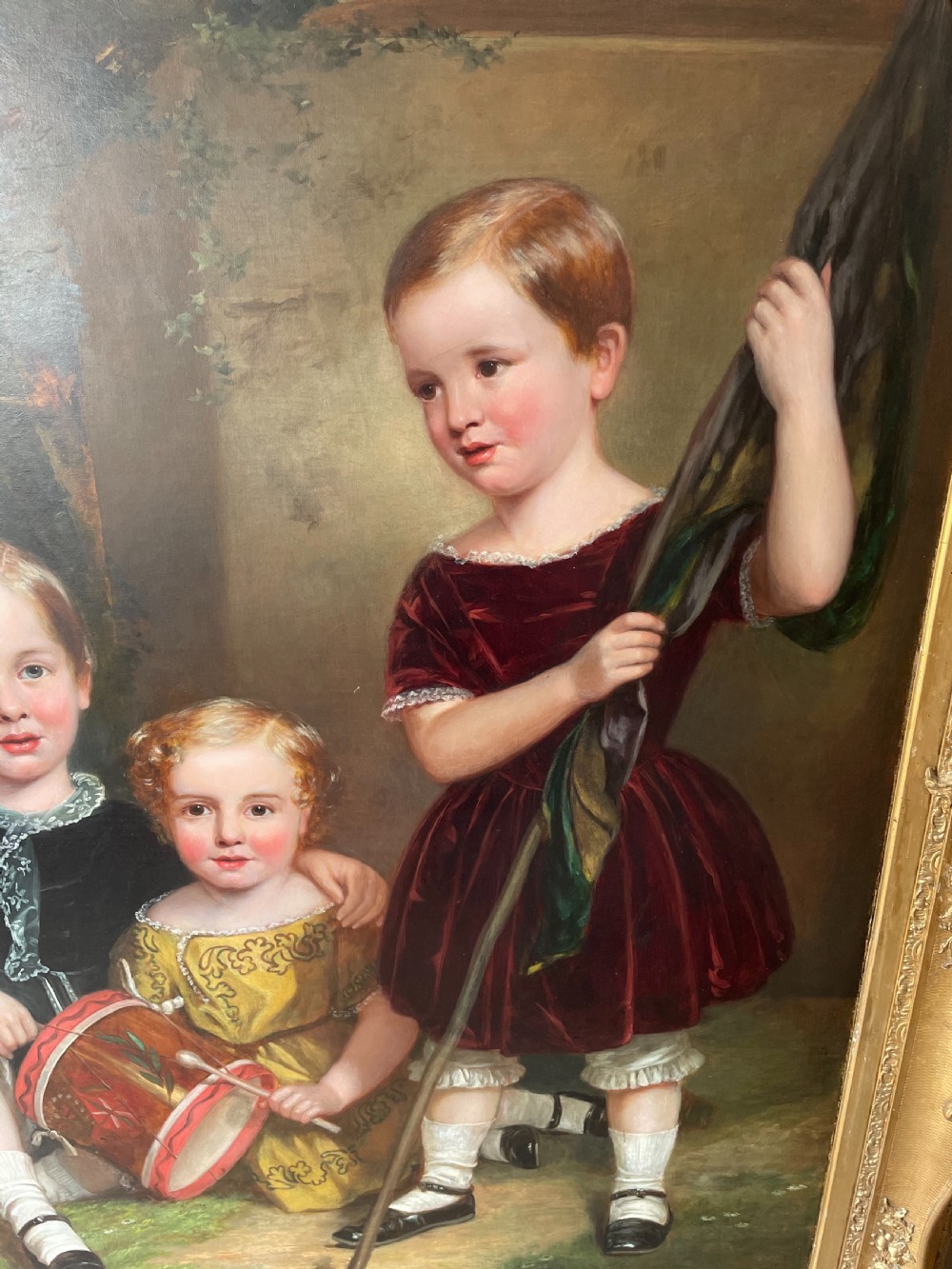 A wonderful 19thC portrait of three children View V