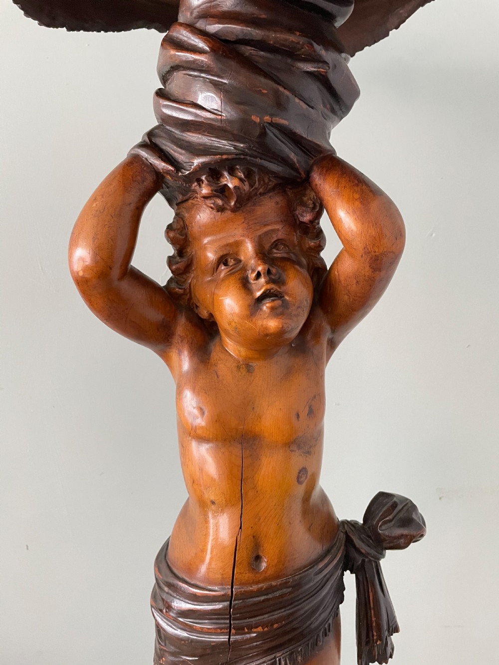 A Venetian Cherub Figural Table View IV