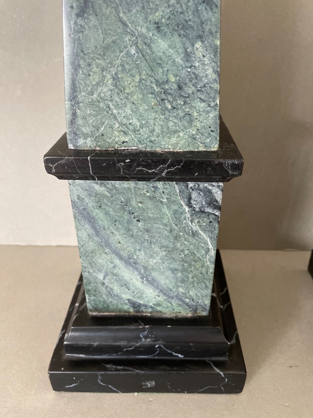 A 19thC pair of marble obelisks View IV