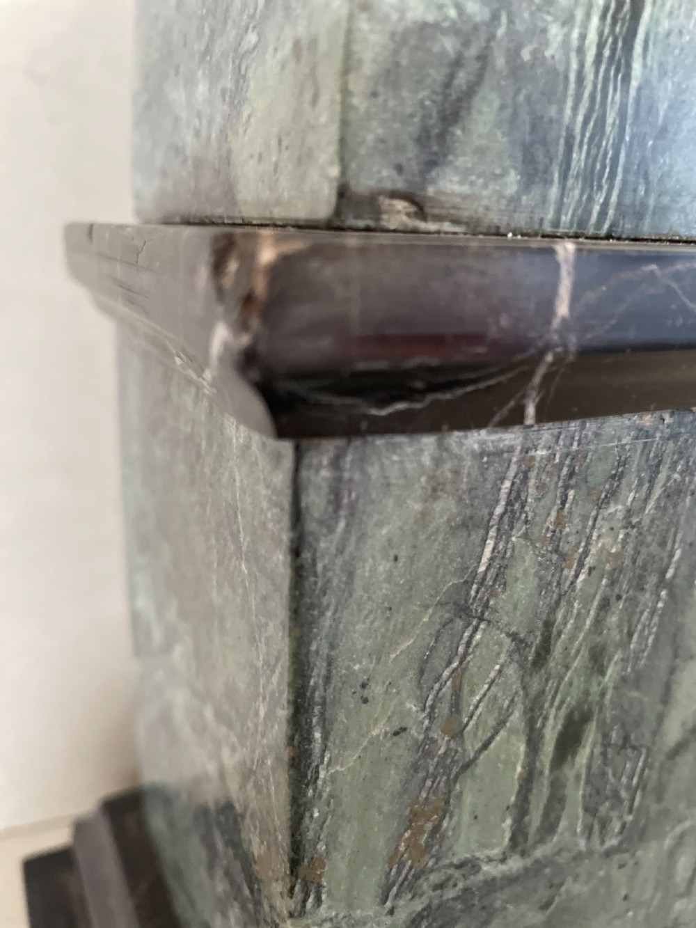 A 19thC pair of marble obelisks View VII