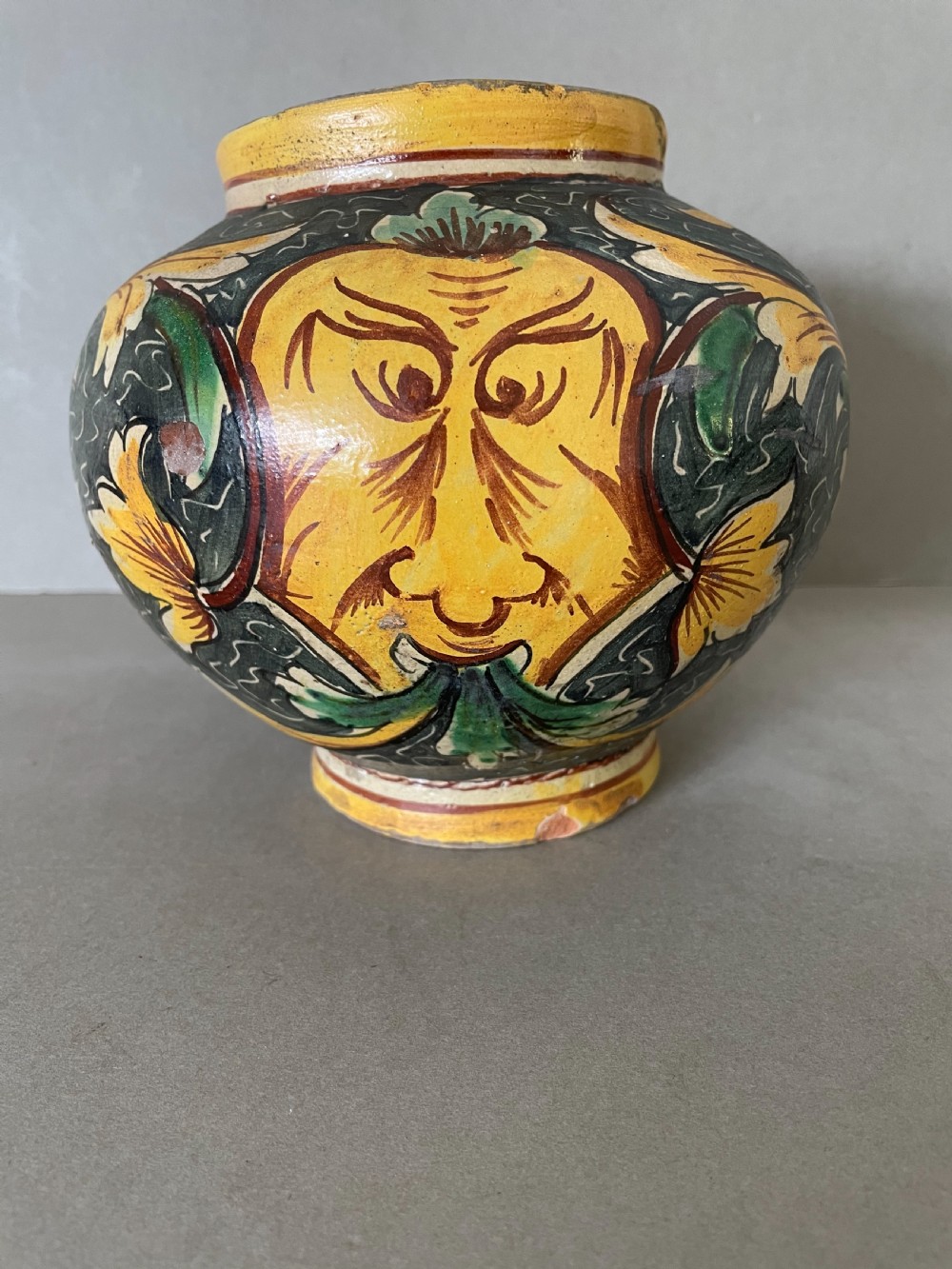 A 17thC Italian Majolica Vase