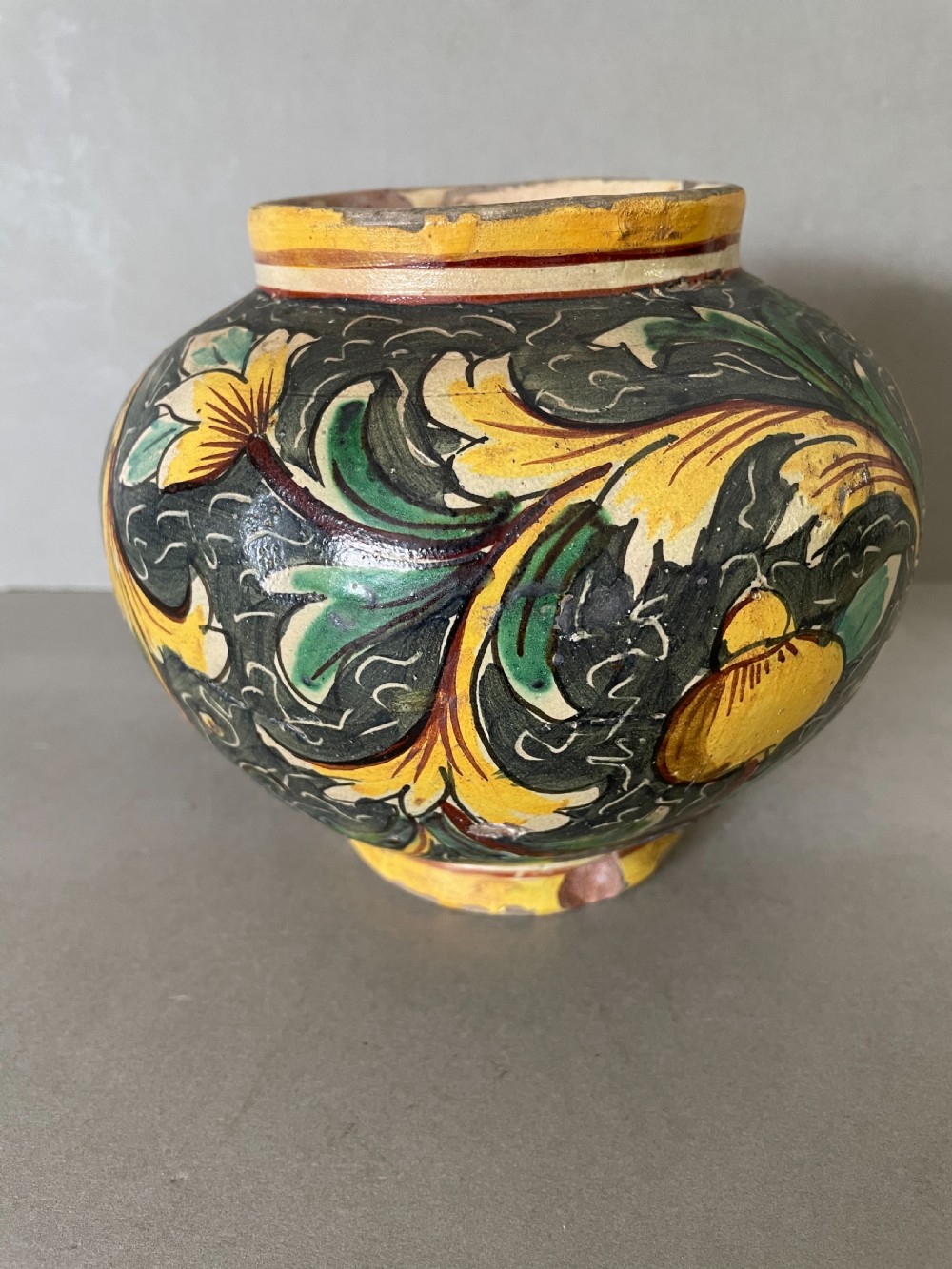 A 17thC Italian Majolica Vase View III