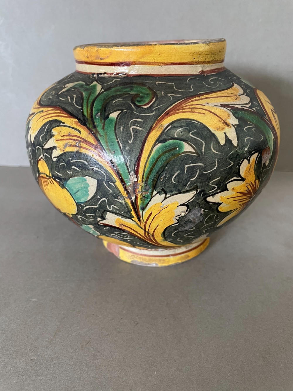 A 17thC Italian Majolica Vase View IV