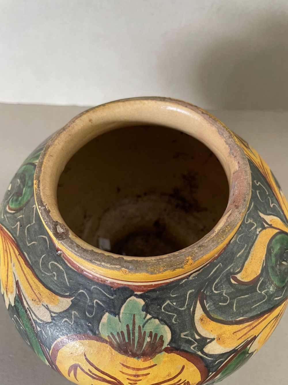 A 17thC Italian Majolica Vase View VII