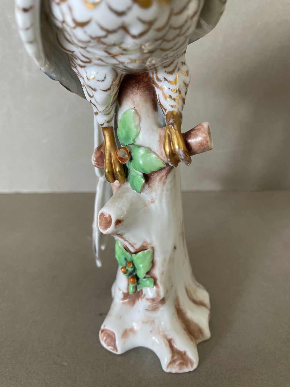 A19thC continental porcelain parrot View VI