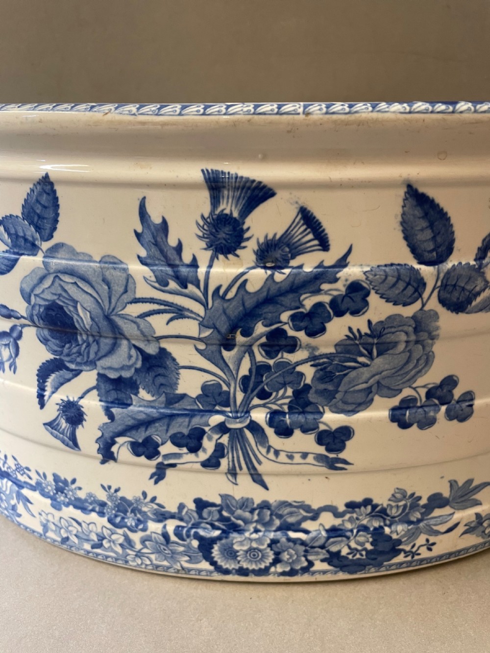 An antique spode footbath View III