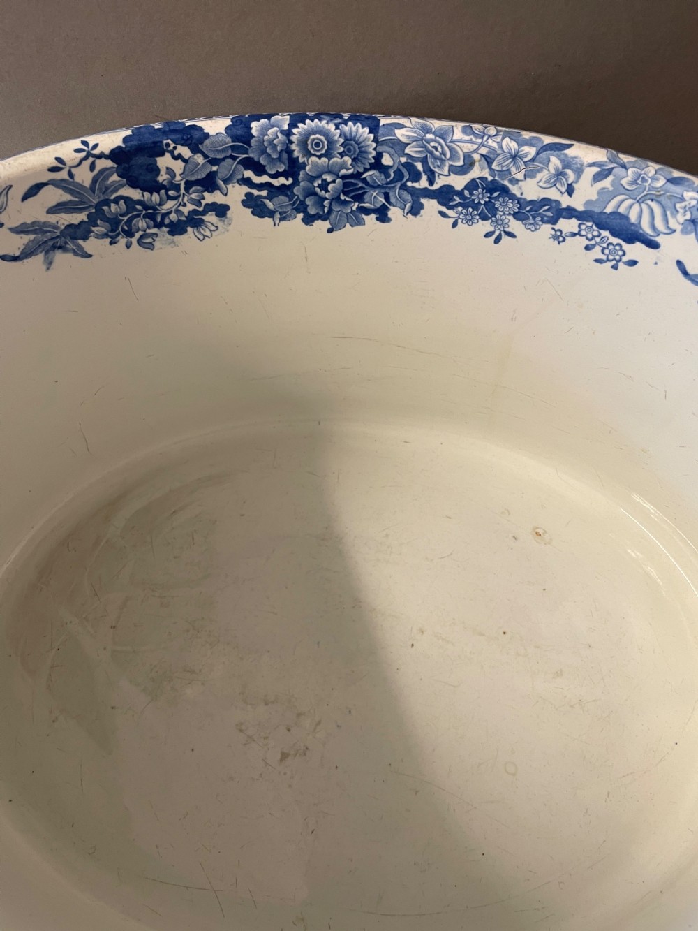 An antique spode footbath View IV
