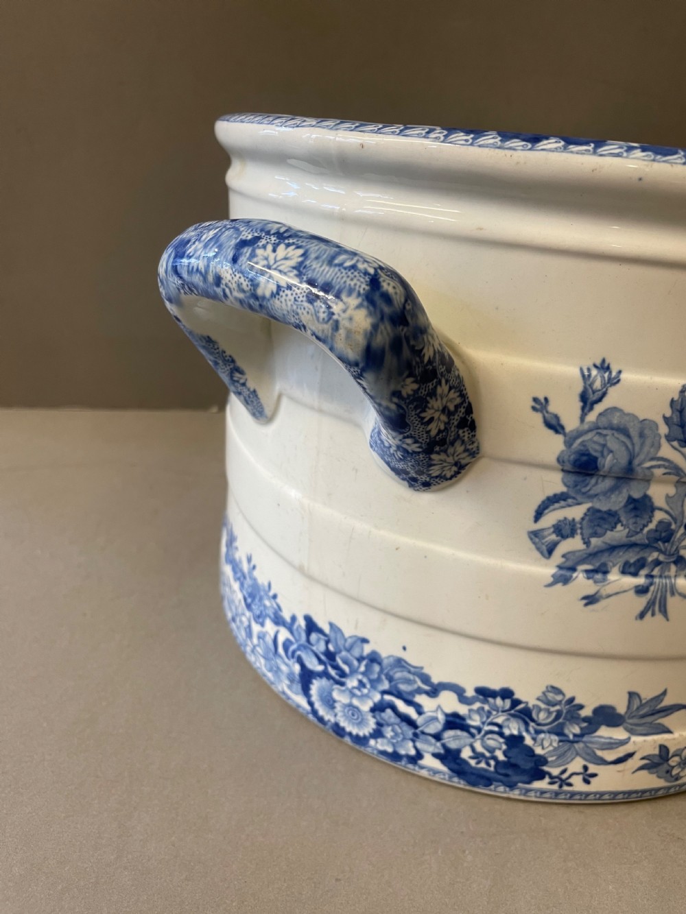 An antique spode footbath View VI