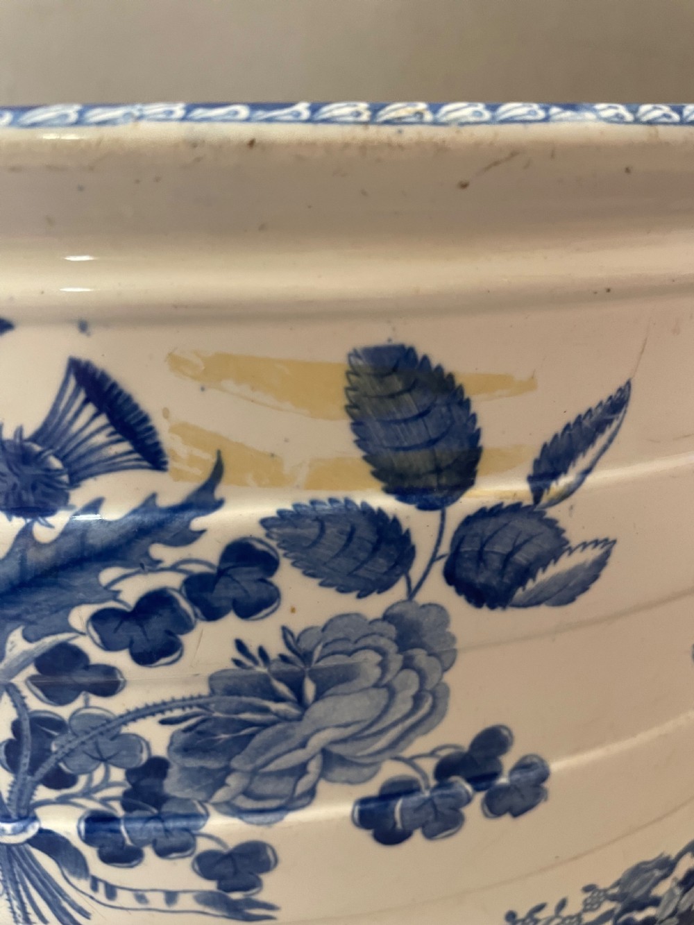 An antique spode footbath View VIII