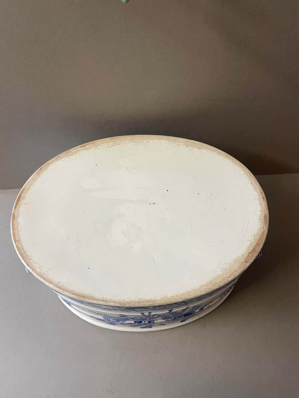 An antique spode footbath View IX