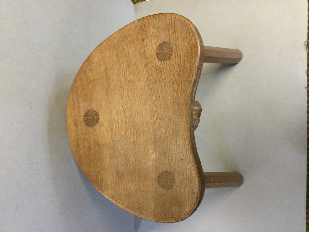 Mouseman Stool View III