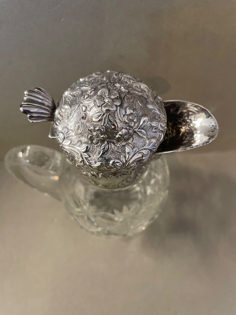 An Antique Silver Claret Jug View IV