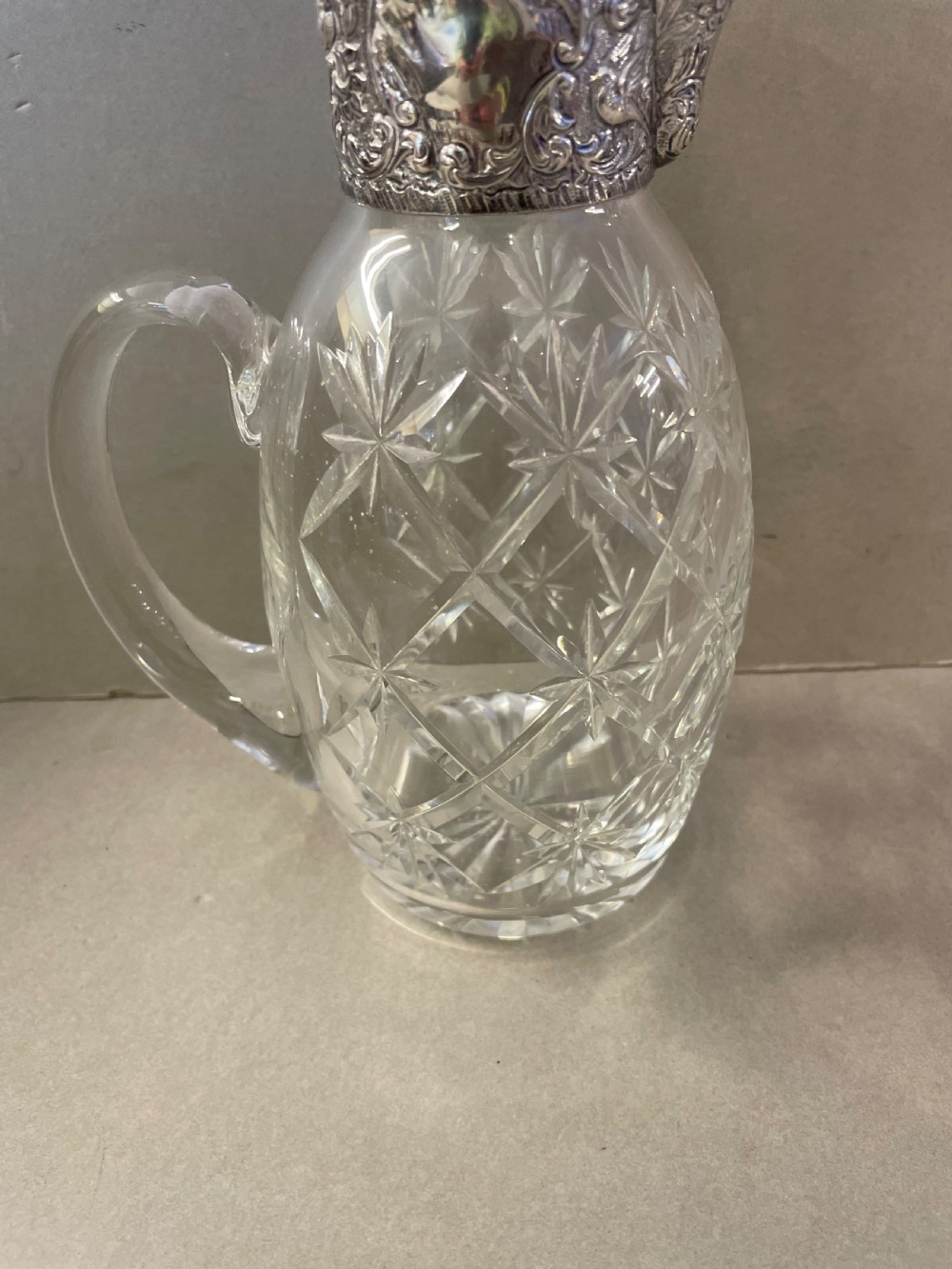 An Antique Silver Claret Jug View VII