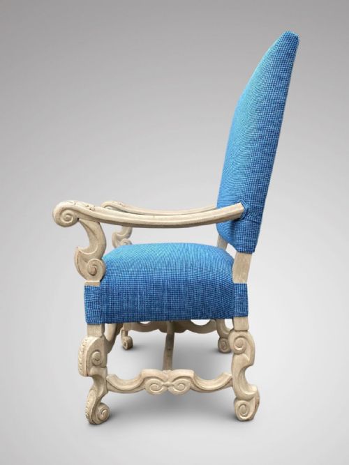 PAIR OF 19TH CENTURY DUTCH CARVED ARMCHAIRS - ADDITIONAL PHOTO 2