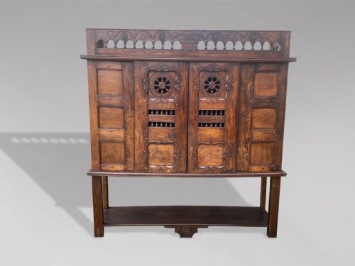 19TH CENTURY LIT CLOS BRETON CUPBOARD - ADDITIONAL PHOTO 1