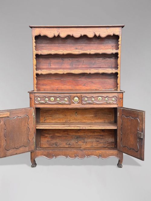 18TH CENTURY FRENCH PROVINCIAL WALNUT BUFFET VAISSELIER - ADDITIONAL PHOTO 1