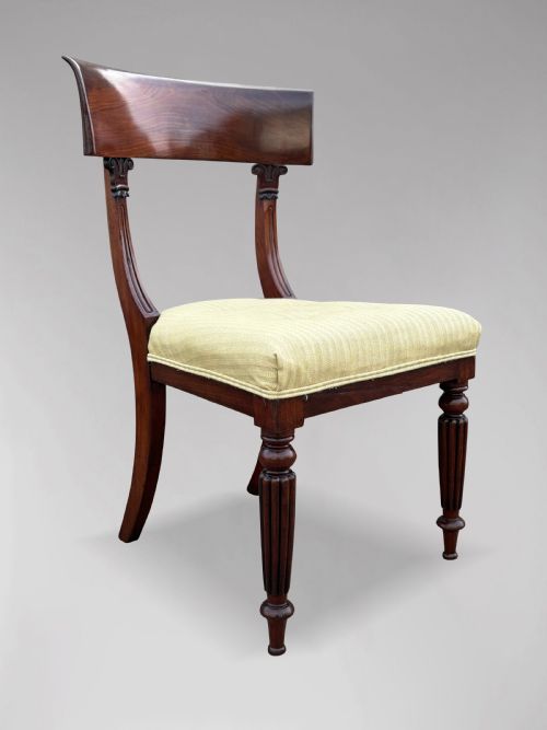 19TH CENTURY WILLIAM IV PERIOD MAHOGANY SIDE CHAIRS - ADDITIONAL PHOTO 3