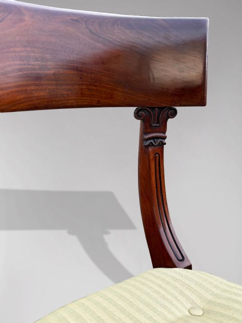 19TH CENTURY WILLIAM IV PERIOD MAHOGANY SIDE CHAIRS - ADDITIONAL PHOTO 4