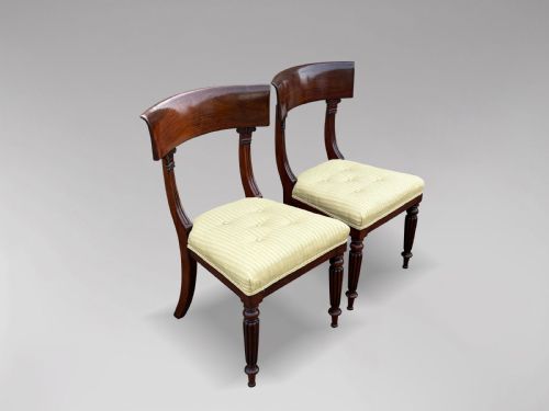19TH CENTURY WILLIAM IV PERIOD MAHOGANY SIDE CHAIRS - ADDITIONAL PHOTO 5