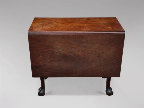 18TH CENTURY GEORGE II PERIOD MAHOGANY DROPLEAF TABLE - ADDITIONAL PHOTO 1