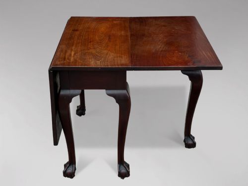 18TH CENTURY GEORGE II PERIOD MAHOGANY DROPLEAF TABLE - ADDITIONAL PHOTO 3