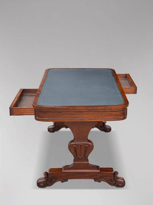 19TH CENTURY WILLIAM IV PERIOD MAHOGANY WRITING TABLE - ADDITIONAL PHOTO 3