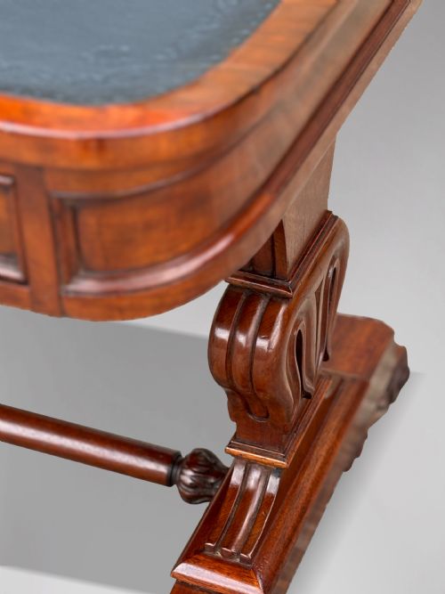 19TH CENTURY WILLIAM IV PERIOD MAHOGANY WRITING TABLE - ADDITIONAL PHOTO 10