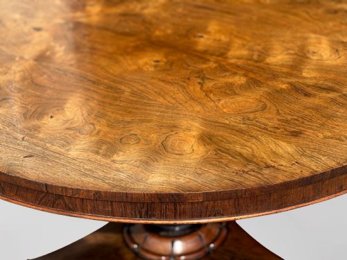 EARLY 19TH CENTURY WILLIAM IV PERIOD ROSEWOOD CENTRE TABLE C1830 - ADDITIONAL PHOTO 9