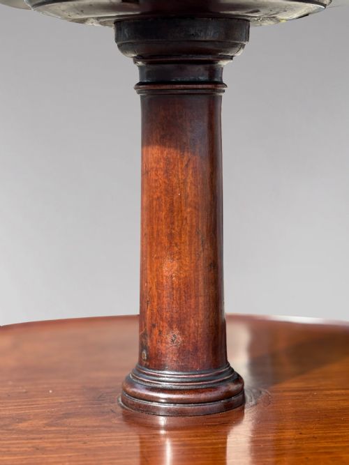 18TH CENTURY GEORGE III PERIOD MAHOGANY DUMB WAITER C1790 - ADDITIONAL PHOTO 2