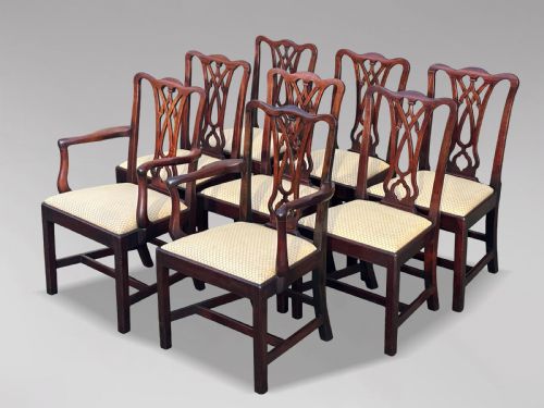 SET OF 8 GEORGE IV PERIOD MAHOGANY DINING CHAIRS C1830 - ADDITIONAL PHOTO 1