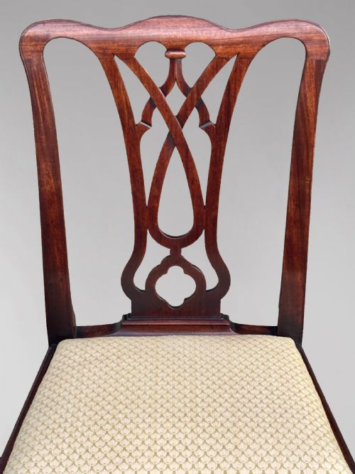 SET OF 8 GEORGE IV PERIOD MAHOGANY DINING CHAIRS C1830 - ADDITIONAL PHOTO 7