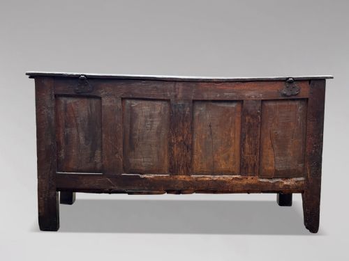 17TH CENTURY JOINED OAK LANCASHIRE COFFER C1678 - ADDITIONAL PHOTO 6