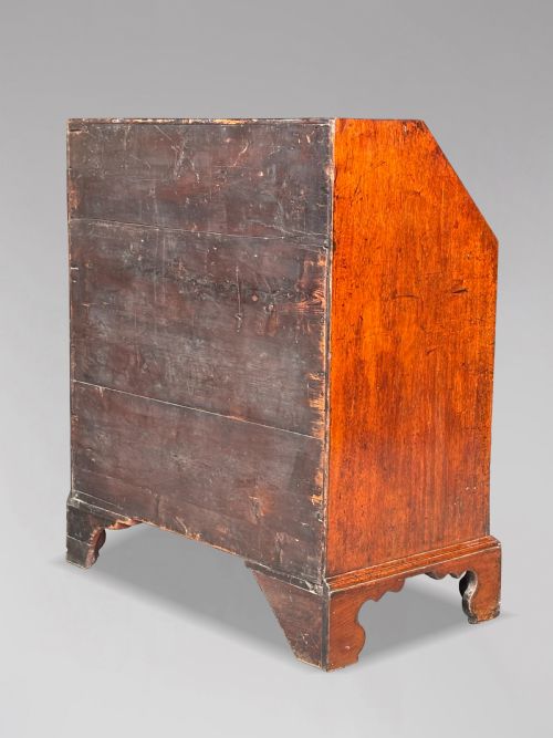 UNTOUCHED 18TH CENTURY GEORGE III PERIOD MAHOGANY BUREAU C1790 - ADDITIONAL PHOTO 2