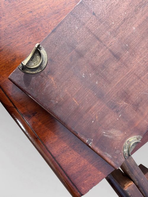 19TH CENTURY WILLIAM IV MAHOGANY EXTENDING DINING TABLE C1830 - ADDITIONAL PHOTO 6