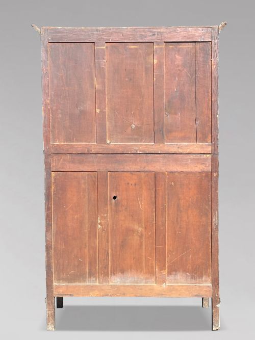 18TH CENTURY GEORGE III PERIOD OAK COURT CUPBOARD C1760 - ADDITIONAL PHOTO 9