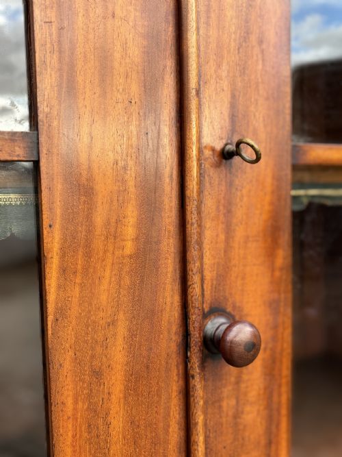 19TH CENTURY WILLIAM IV MAHOGANY LIBRARY BOOKCASE C1840 - ADDITIONAL PHOTO 7
