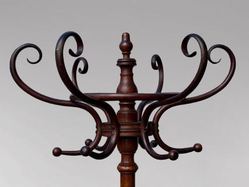 19TH CENTURY BENTWOOD HAT COAT STAND LABELLED FISCHEL C1890 - ADDITIONAL PHOTO 8