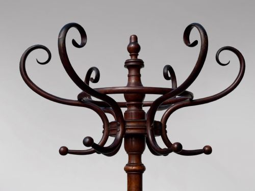 19TH CENTURY BENTWOOD HAT COAT STAND LABELLED FISCHEL C1890 - ADDITIONAL PHOTO 9