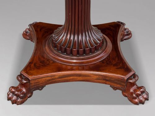 19TH CENTURY FRENCH CHARLES X MAHOGANY CENTRE TABLE C1830 - ADDITIONAL PHOTO 2