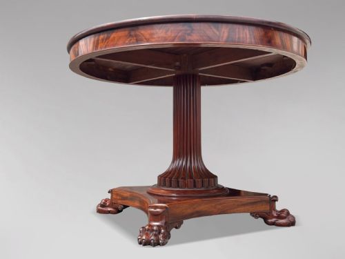 19TH CENTURY FRENCH CHARLES X MAHOGANY CENTRE TABLE C1830 - ADDITIONAL PHOTO 8