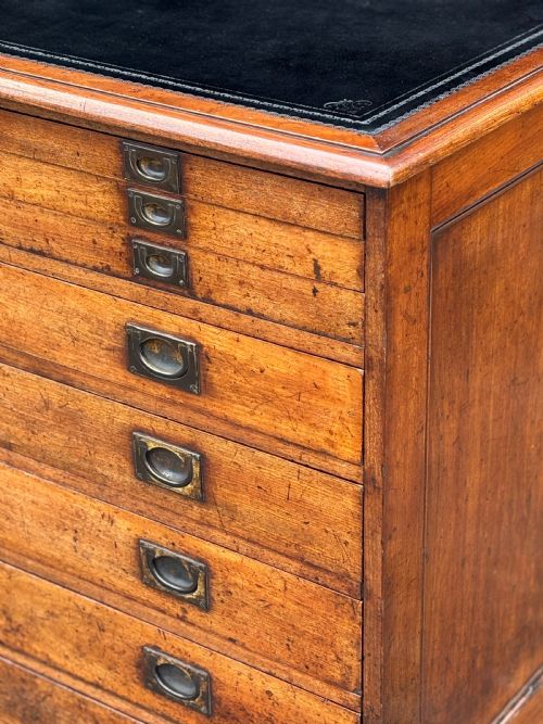 19TH CENTURY MAHOGANY CAMPAIGN FILING CABINET C1890 - ADDITIONAL PHOTO 4