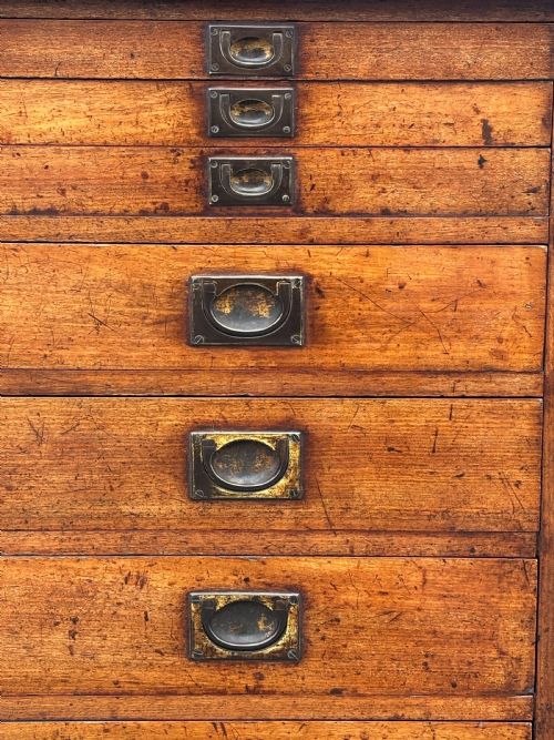 19TH CENTURY MAHOGANY CAMPAIGN FILING CABINET C1890 - ADDITIONAL PHOTO 8