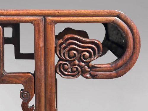 19TH CENTURY CHINESE HONGMU AMBOYNA ALTAR TABLE C1890 - ADDITIONAL PHOTO 5